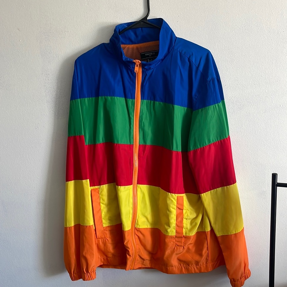 Rainbow Striped Jacket